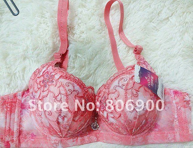 9pcs/lot Free Shipping Fashion Embroidery Push up bra back closure three hook 132