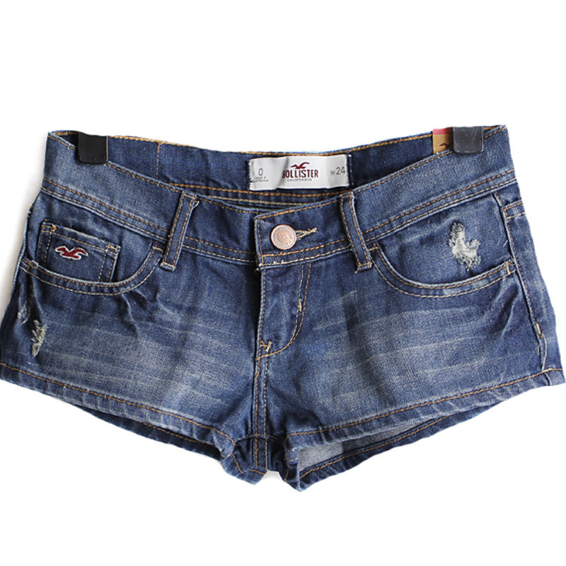 A-d 2012 new arrival women's fashion casual all-match straight distrressed low-waist denim shorts