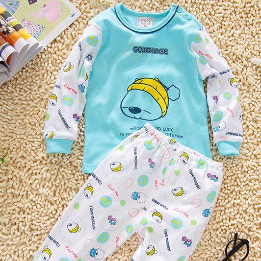 A male child female child clothes at home service underwear child small children's clothing long johns long johns autumn 100%