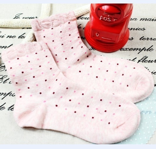 A014 socks AUDEMARS PIGUET rabbit lace decoration love polka dot 100% cotton socks sock