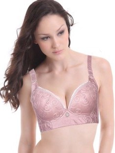 A1-5689  Embroidery and massage women bra    push up and adjustment  women bra  water comfortable fashion bra