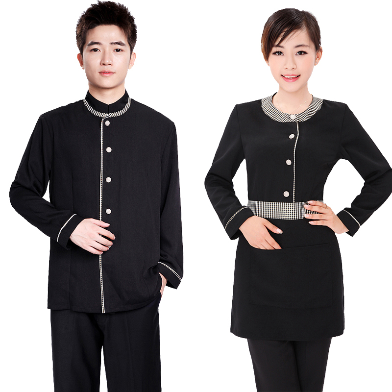 A48 work wear long-sleeve female work wear autumn and winter the front desk clothes