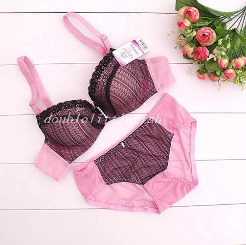 A919 dream lace princess sexy push up bra underwear set