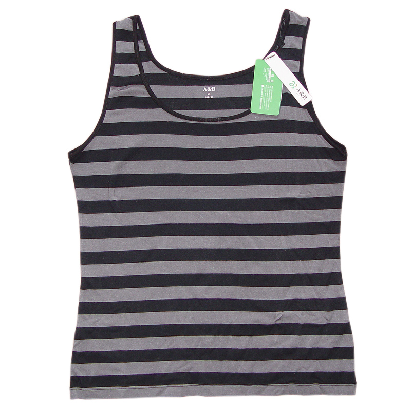 Ab ab modal stripe slim women's sports casual all-match basic vest k012