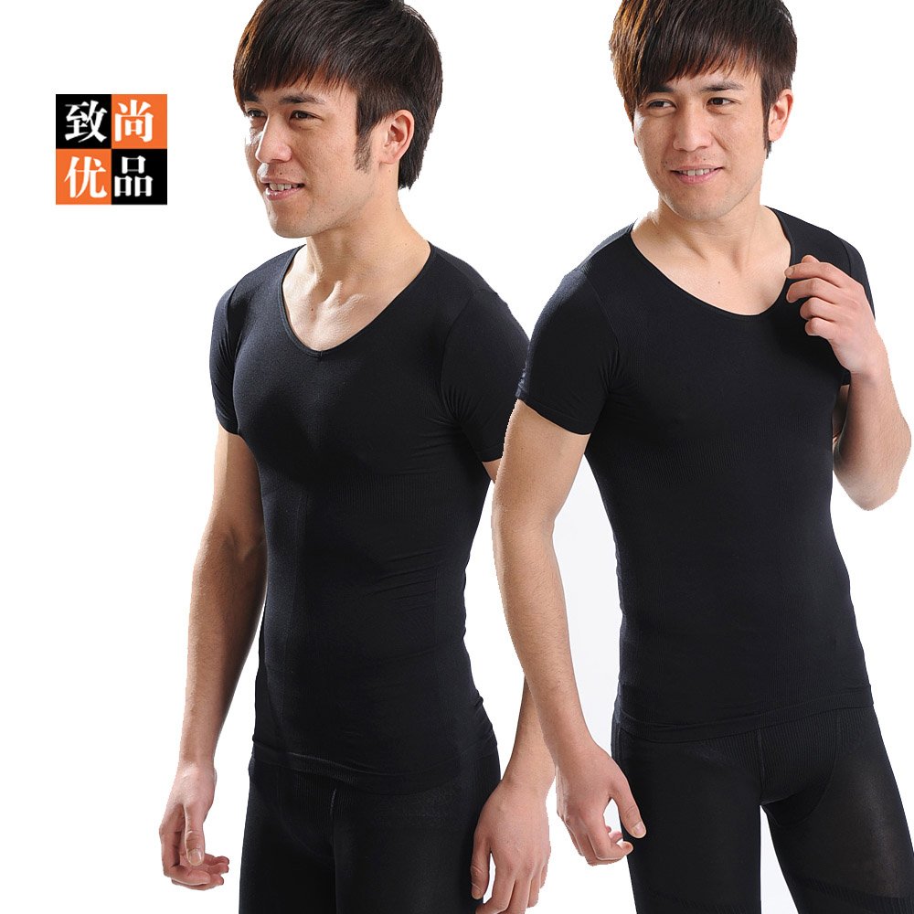 Abdomen slimming sleeve top men's underwear Wholesale & Retail  Y71