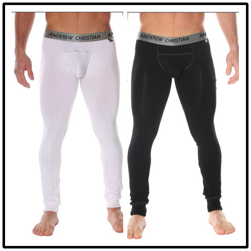 Ac autumn and winter male thermal panties legging male modal thin underpants trousers