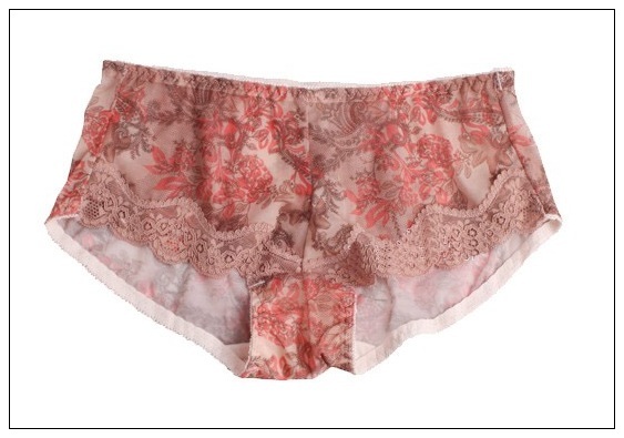 Adjustable  lace embroidery panties women's briefs