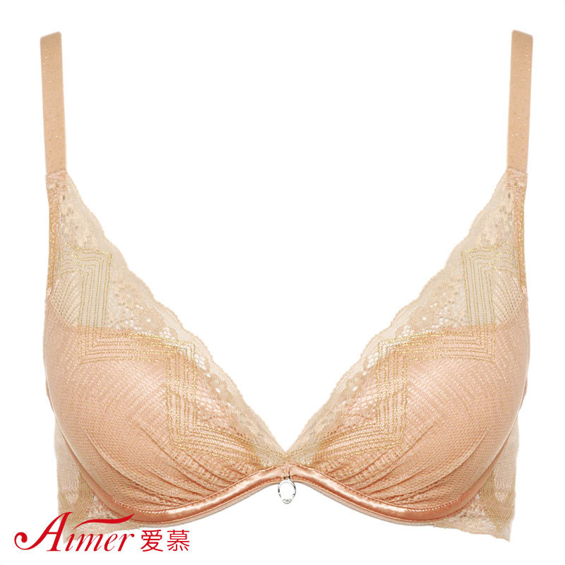 Adorer romantic thin lace cup sexy push up bra am1195