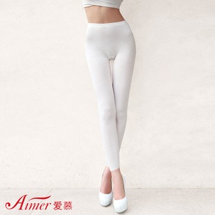 Adorer seamless thin women's solid color seamless basic trousers modal am73h51