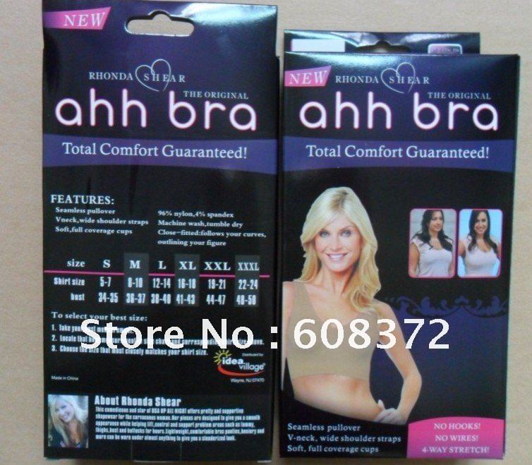 Ahh Bra Seamless Bra Genie Bra The Comfortable and Functional Fashion Bra 50pcs/lot OPP BAG