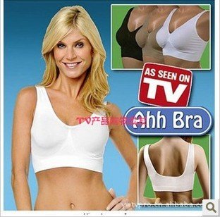 Ahh Bra Sexy Bra Slimming Underwear Breast Massage Seamless Microfiber Pullover Outlining Your Figure,100pcs/ lot!