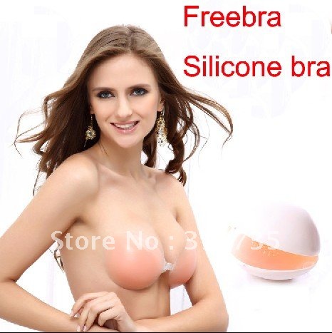 Air permeability silicone bra,Invisible,Freebra fashion.Free Shipping