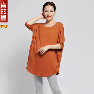 All-match fashion modal bat maternity top 23007