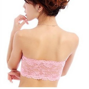 All-match lace decoration two ways spaghetti strap tube top tube top belt pad shoulder strap 030