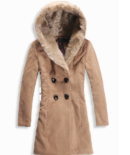 All Winter Warm  coats copy rabbit hair collar cotton lady out wear thicking windbreaker coat Wholesale and retail FREE SHIPPING