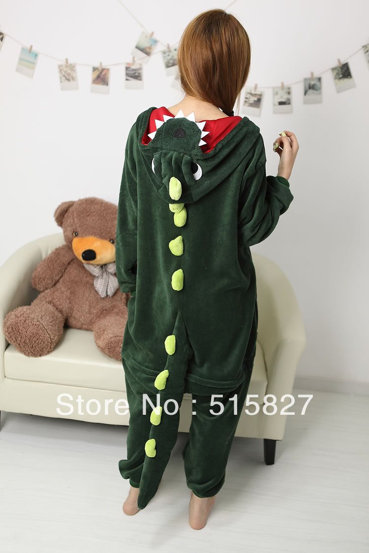 Animal Costume Cosplay Adult All in one Pyjamas JP Kigurumi Toliet Style Dinosaur Pajamas for Women