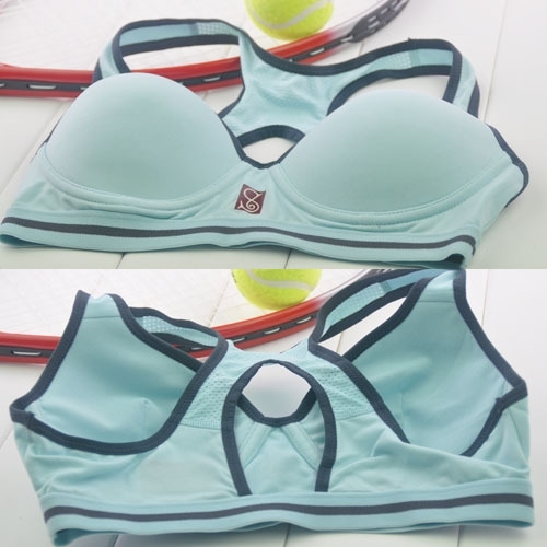 Anti-rattle quick-drying female wireless sports underwear running yoga bra plus size bra