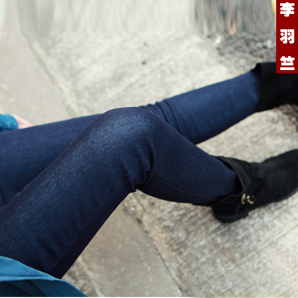 [ANYTIME] Fashion all-match jeans pencil pants legging casual pants women's