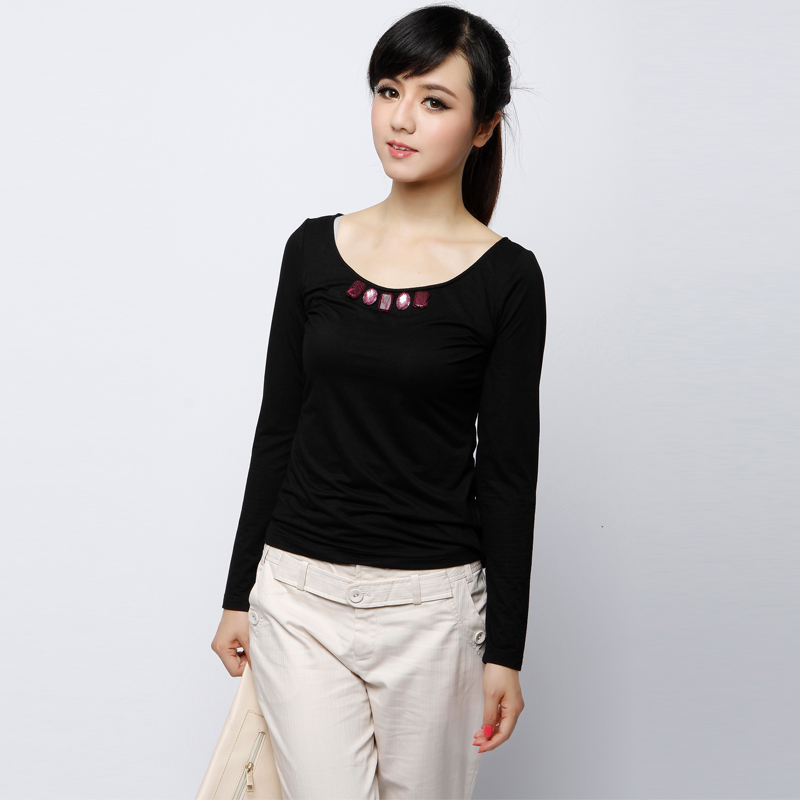 [ANYTIME] Original QIUSHUIYIREN Brand - Isn't 2012 spring women's fashion slim long-sleeve top