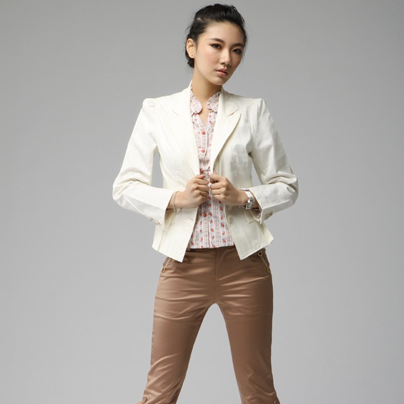 [ANYTIME] Original QIUSHUIYIREN Brand - Women's 2012 spring and autumn gentlewomen short jacket outerwear / Free Shipping