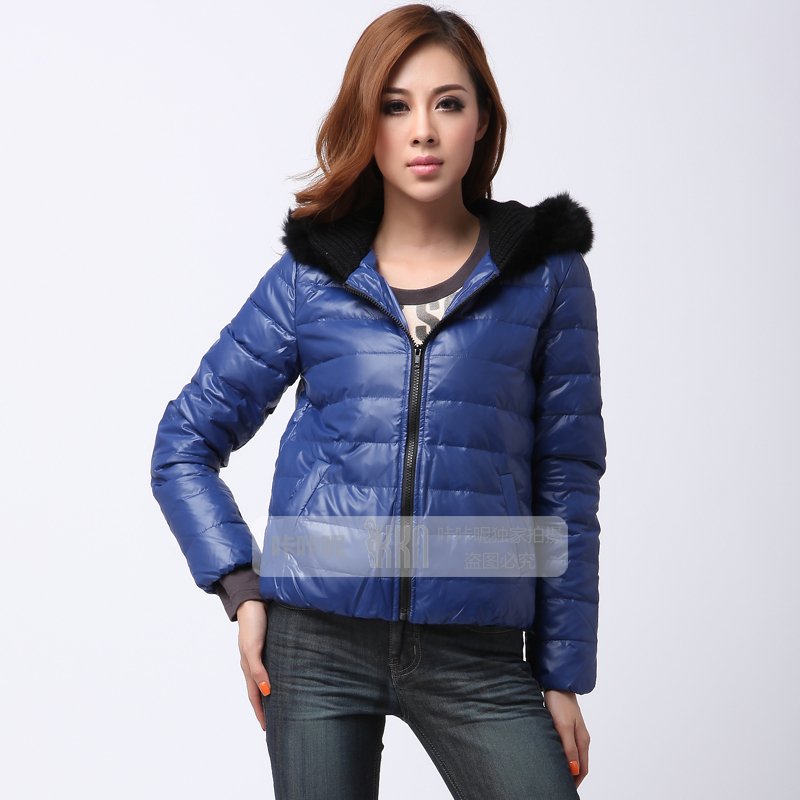 [ANYTIME] Original Yusha Brand -2012 Winter Women's Short DOWN Jacket with a Hood Female Casual Down Coat - Free Shipping