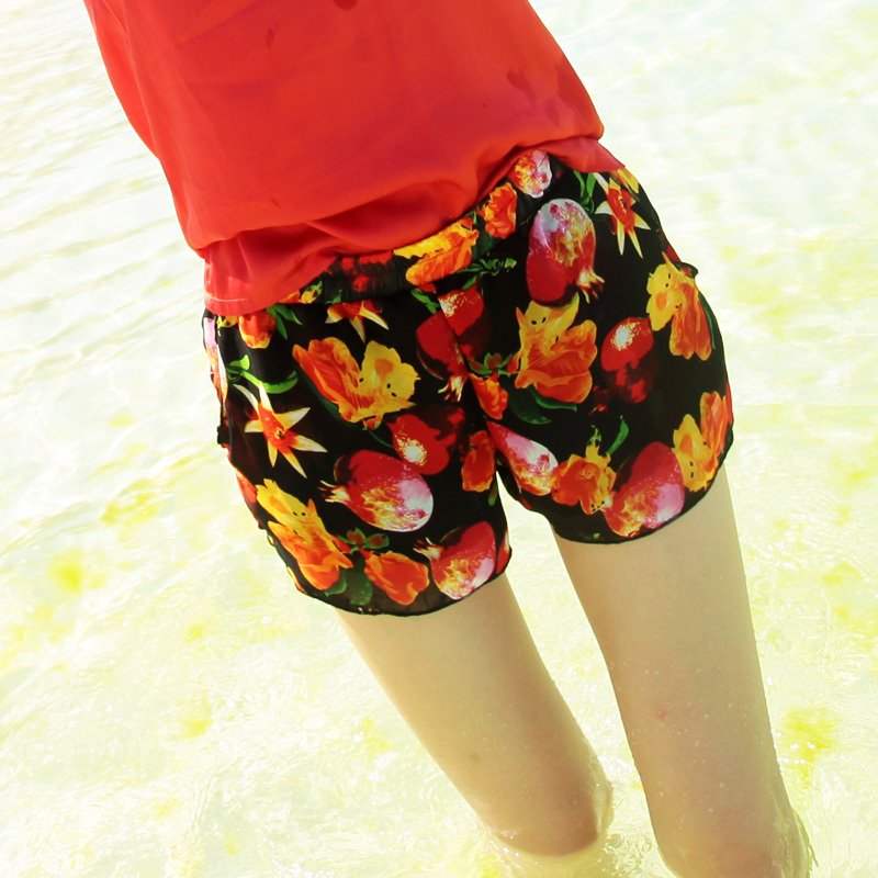 As 2012 AMIO women's low-waist print shorts trousers female 9214230