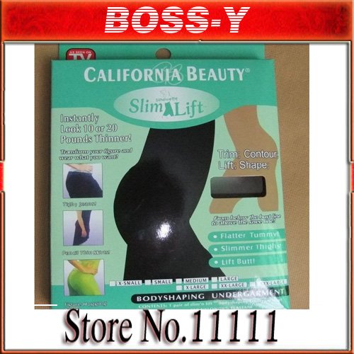 As Seen On TV  Beige and black Slim n lift/Slim Pants Body Shaper Free Shipping Wholesale HOT SLIM N LIFT