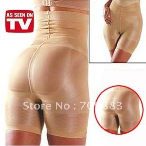 As Seen On TV Wholesale Beige and black Slim n lift/Slim Pants Body Shaper 10pcs/lot Free shipping