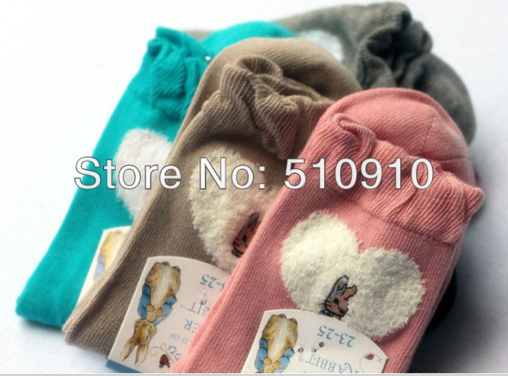 Asia Size Women  Peter Rabbit Cotton Embroidery Socks,Free Shipping