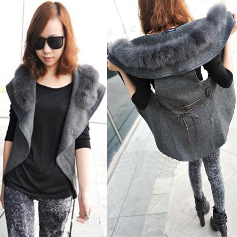 Autumn 2012 vest women's autumn and winter plus size black small vest female fashion vest