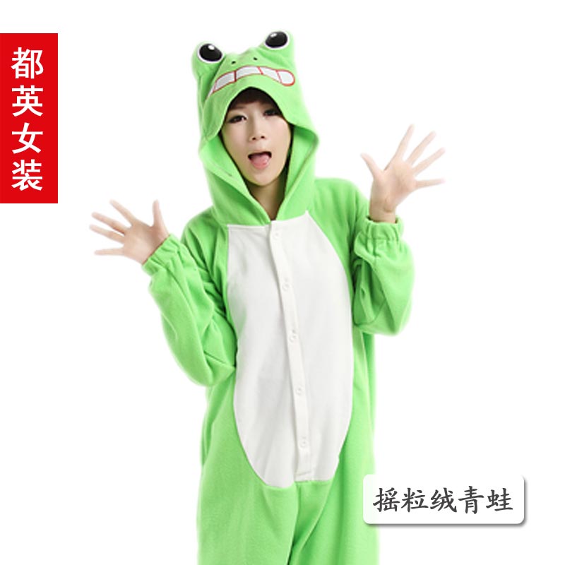 Autumn and winter cartoon animal one piece sleepwear lovers lounge