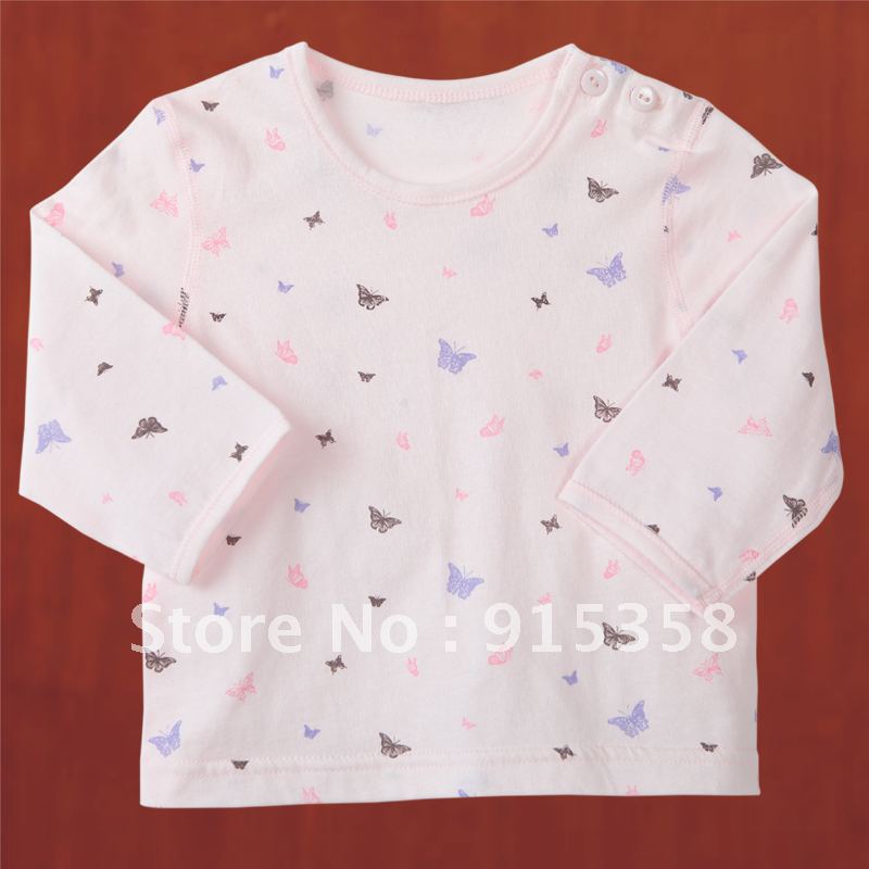 autumn and winter children / baby 100% cotton underwear / clothes basic top