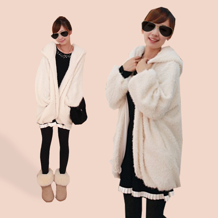 Autumn and winter clothing plush short jacket autumn cardigan honey sisters equipment new arrival fleece outerwear