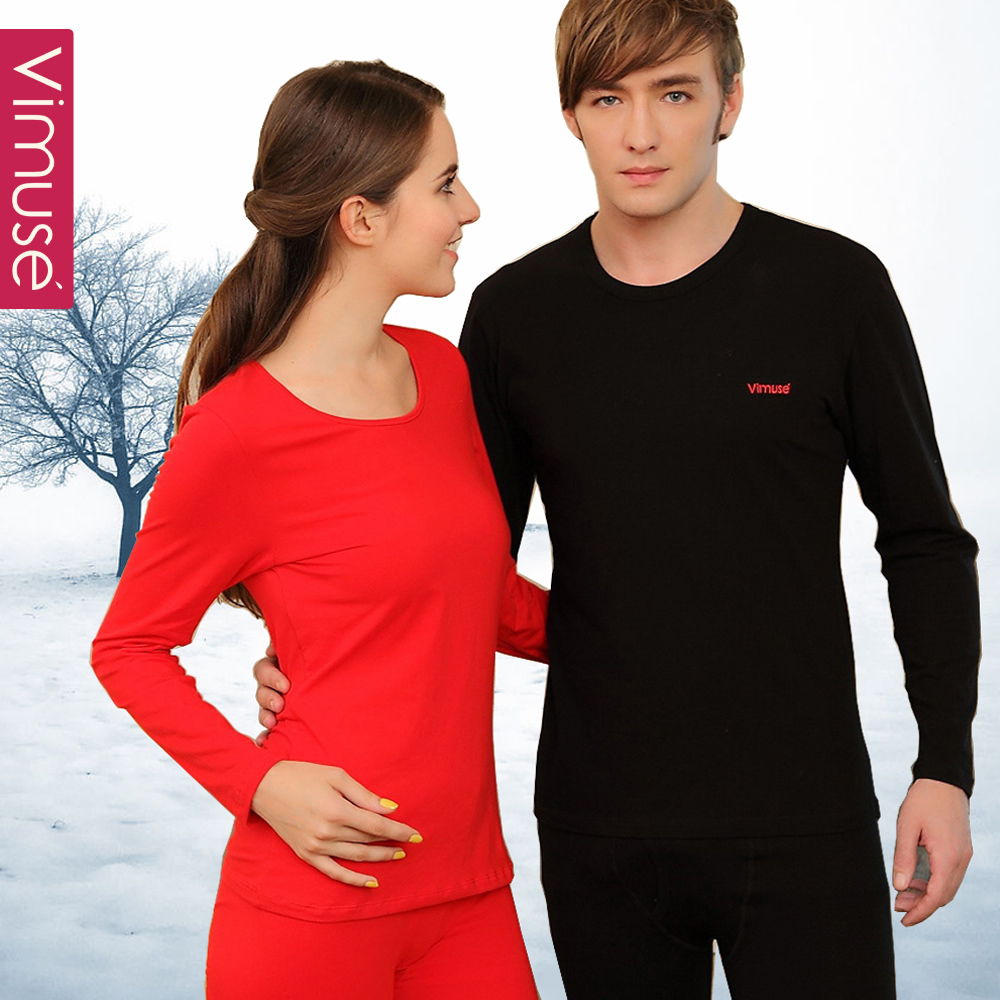 autumn and winter cotton thermal underwear for lovers