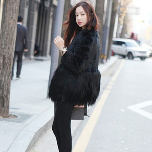 Autumn and winter fur coat