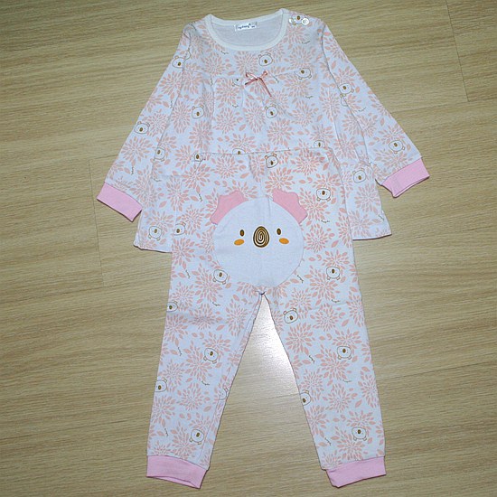 autumn and winter girl female child three-dimensional  pants print lounge children's clothing