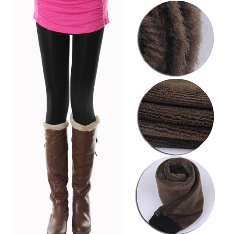 Autumn and winter legging female double layer plus velvet winter thickening warm pants female