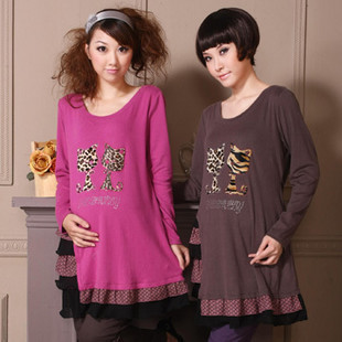 Autumn and winter maternity clothing maternity top stromatolith