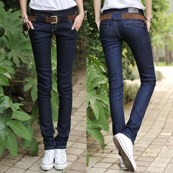 Autumn and winter new arrival plus velvet thickening tights jeans female pencil pants female trousers