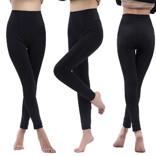 Autumn and winter plus velvet thickening black beauty care pants elastic breathable body shaping women's thermal legging