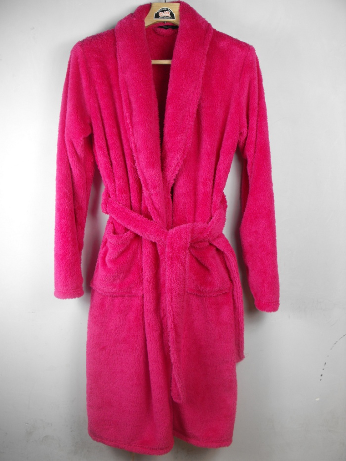 Autumn and winter robe bathrobes coral fleece thickening lengthen thermal sleepwear lounge