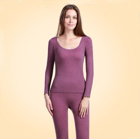 Autumn and winter thin body shaping beauty care thermal underwear set women's