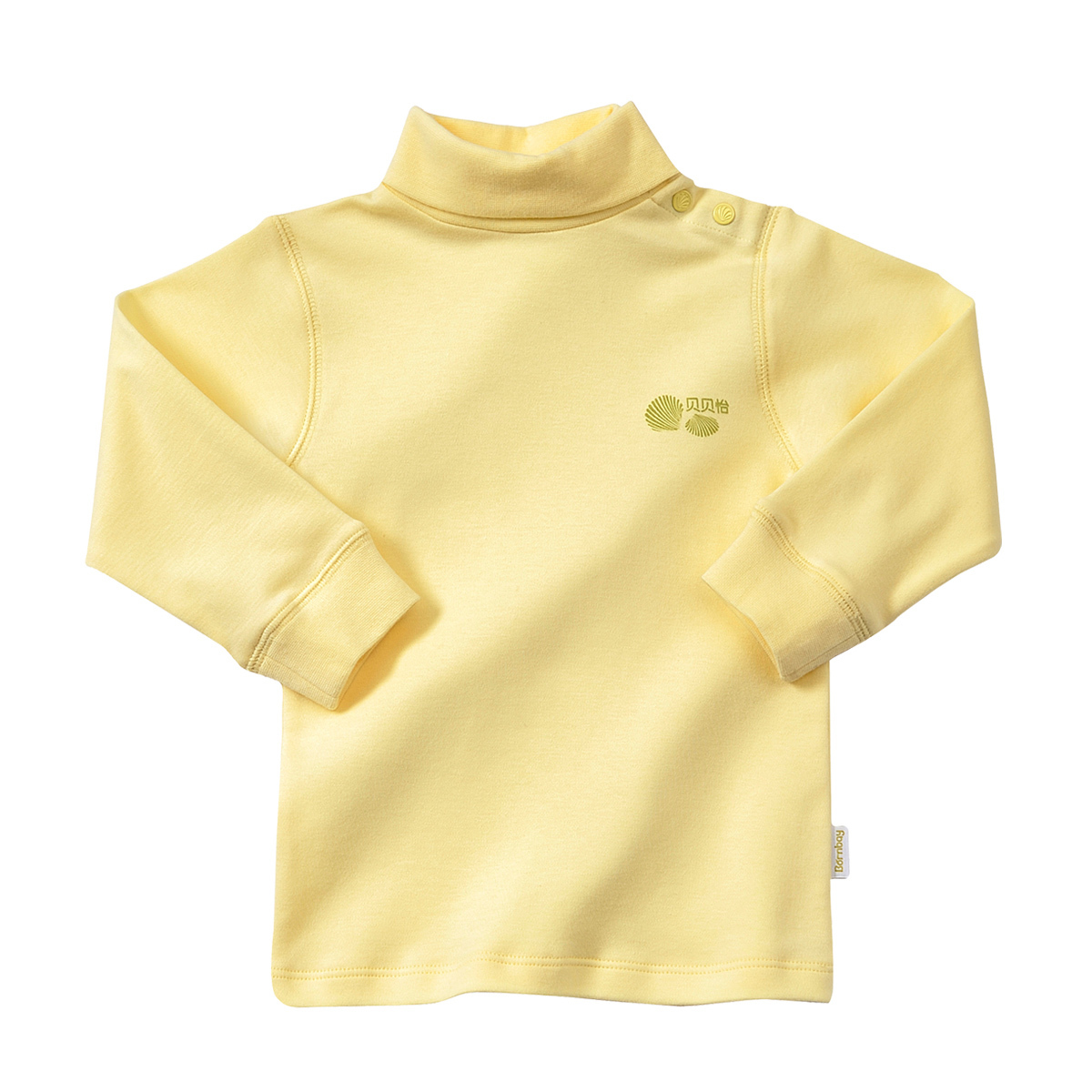 Autumn and winter turtleneck top baby 100% cotton underwear thermal long johns 100% cotton 3018