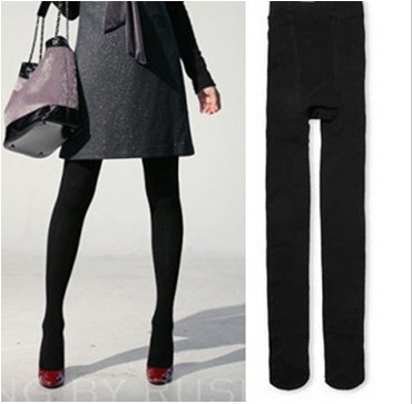 Autumn and winter warm socks pants inside brushed step stockings all-match fashion boot cut jeans legging