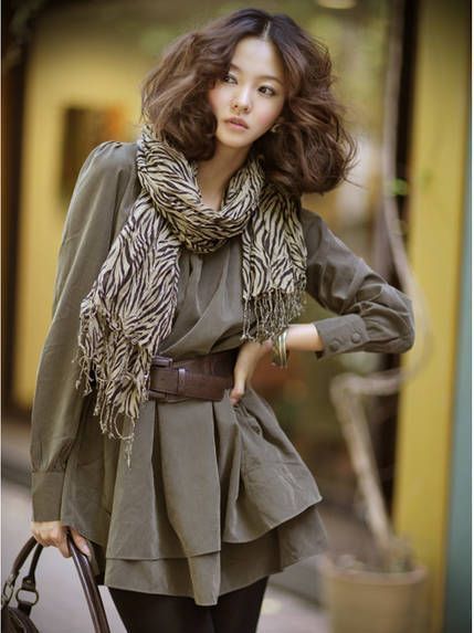 Autumn cool casual o-neck puff sleeve long-sleeve solid color leather velvet one-piece dress belt