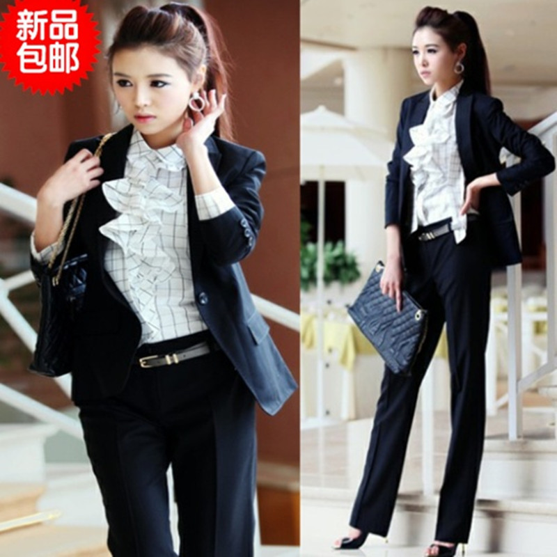 Autumn elegant formal suit set professional women's set female skirt fashion work wear set