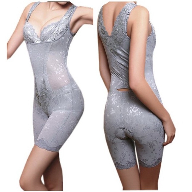 Autumn nano fat burning bamboo one piece shaper autumn thin clothing beauty care clothing