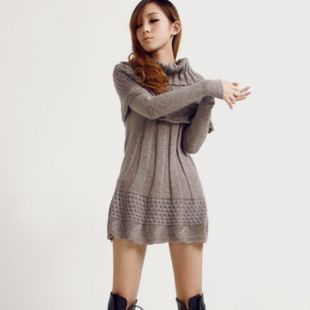 Autumn new arrival 2011 ruffle bars vintage medium-long rabbit fur cashmere sweater big muffler scarf