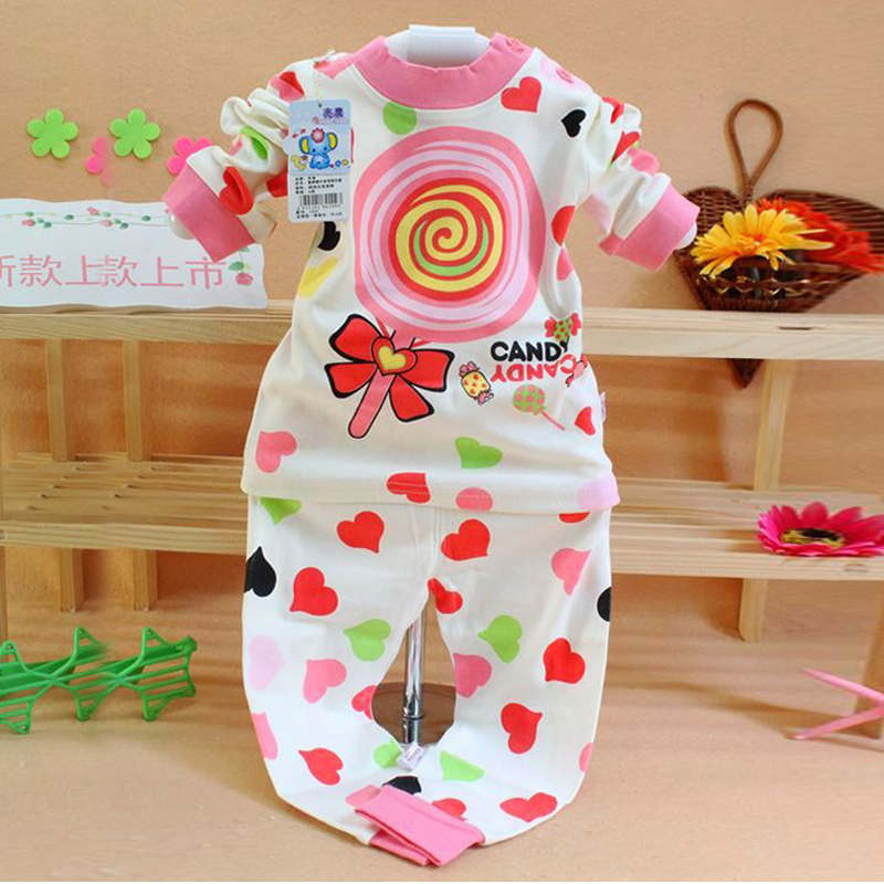 Autumn new arrival 2012 100% cotton child underwear 2 set long johns long johns baby underwear lounge