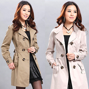 Autumn new arrival 2012 elegant women's trench double breasted slim female outerwear trench